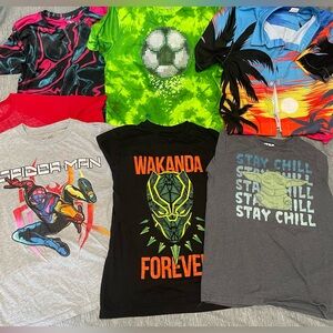 Set of 6 boys shirts